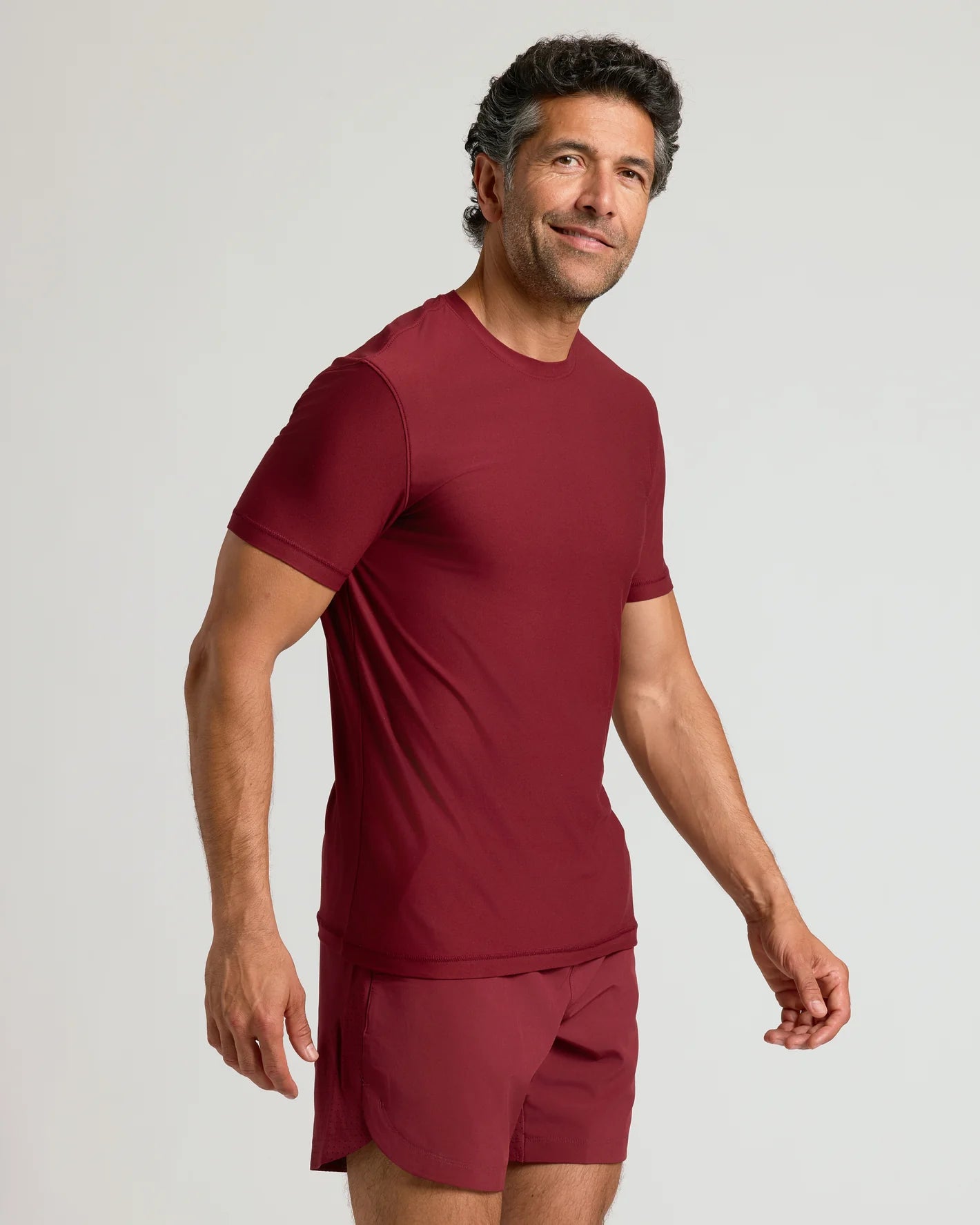 Aktiv t‑skjorte med rund hals
