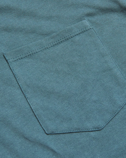 Klassisk crew‑t‑skjorte med lomme (6-pakning)