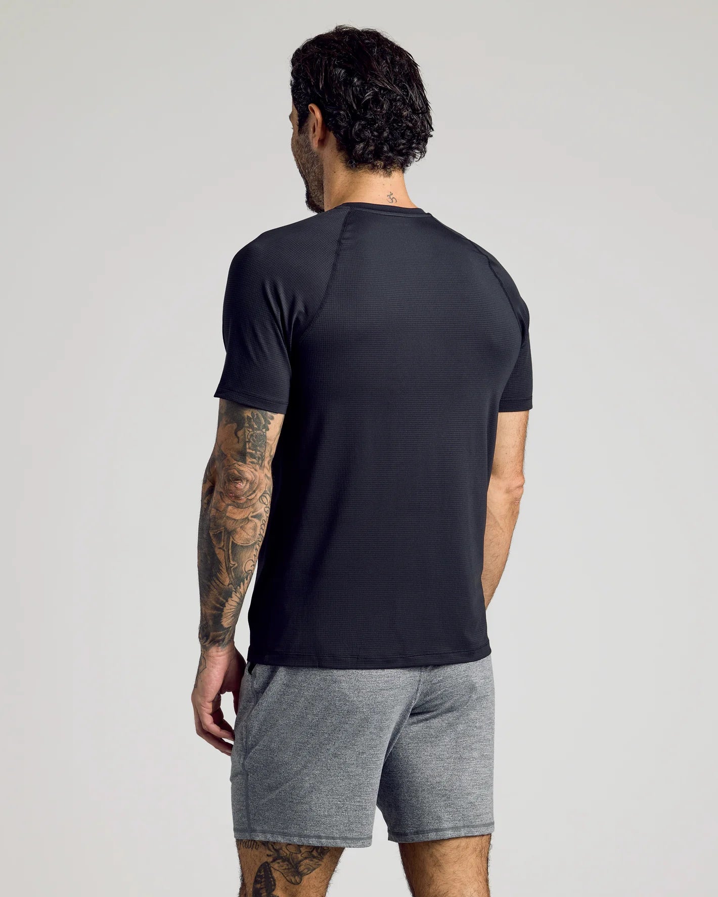 Sporty mesh‑t‑skjorte med rund hals (6-pakning)