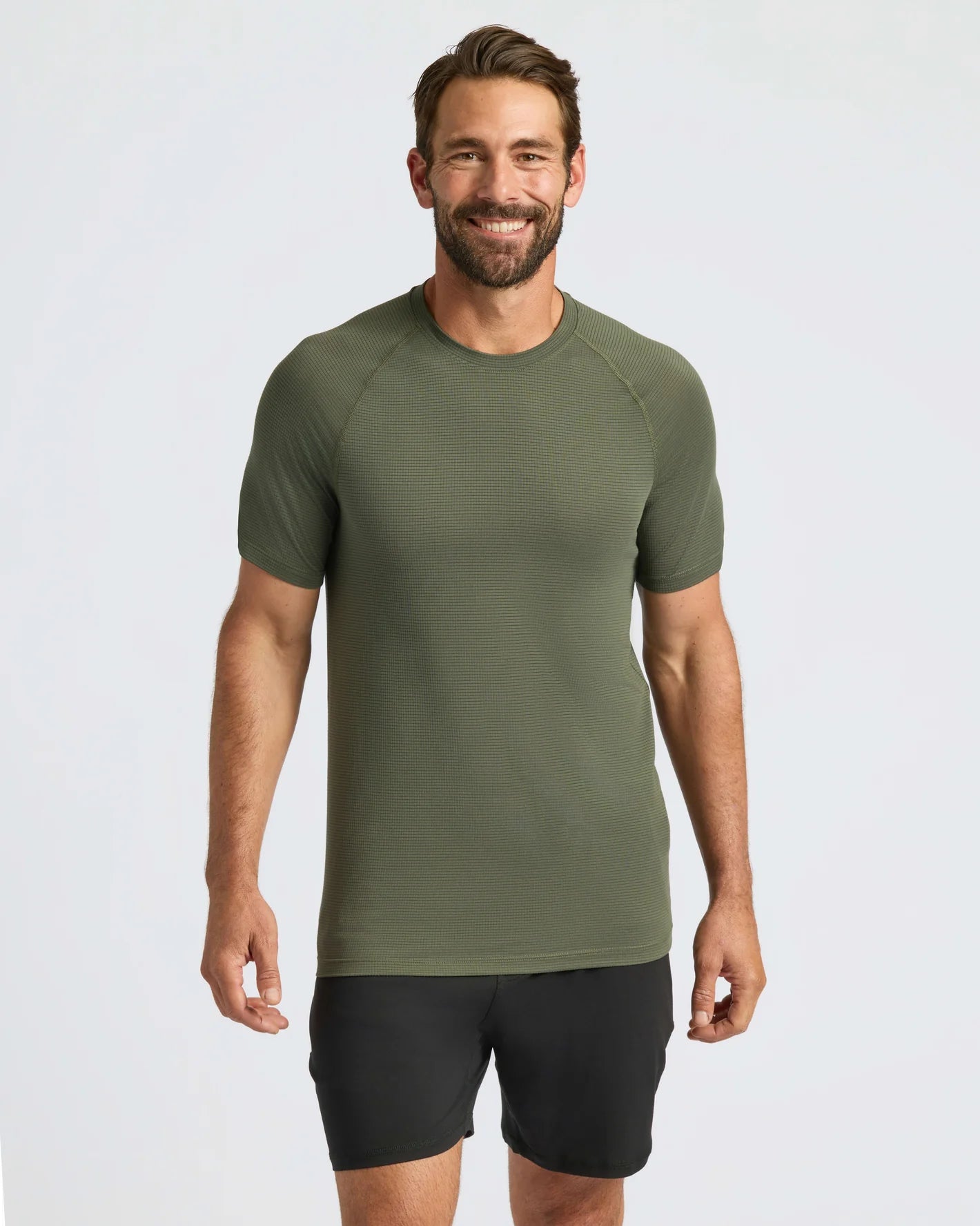 Sporty mesh‑t‑skjorte med rund hals (6-pakning)